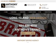 Tablet Screenshot of anthonysavino.com